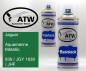 Preview: Jaguar, Aquamarine Metallic, 839 / JGY 1839 / JHF: 400ml Sprühdose + 400ml Klarlack - Set, von ATW Autoteile West.